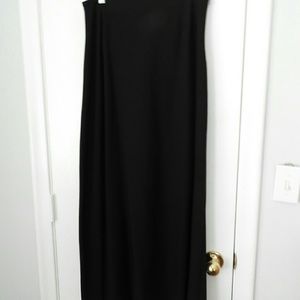 Ann Taylor long black skirt